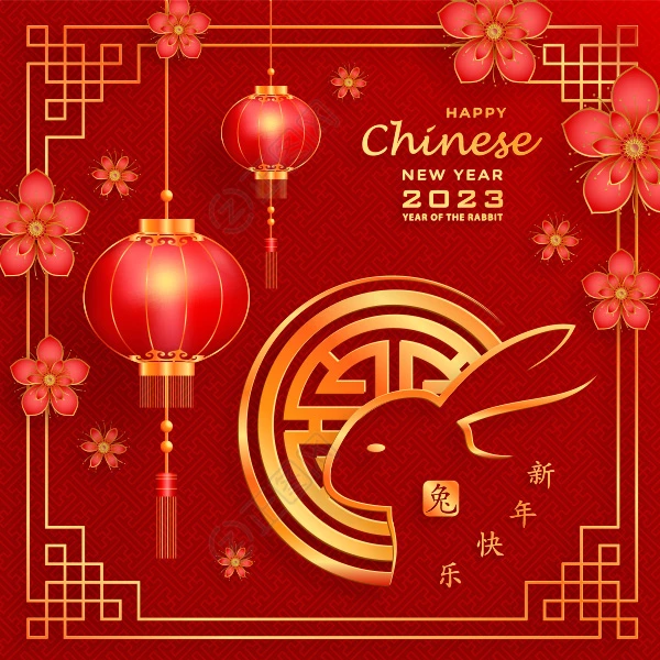 2023兔年新年矢量素材 2023兔年新年矢量素材