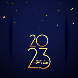 2023新年快乐字体设计