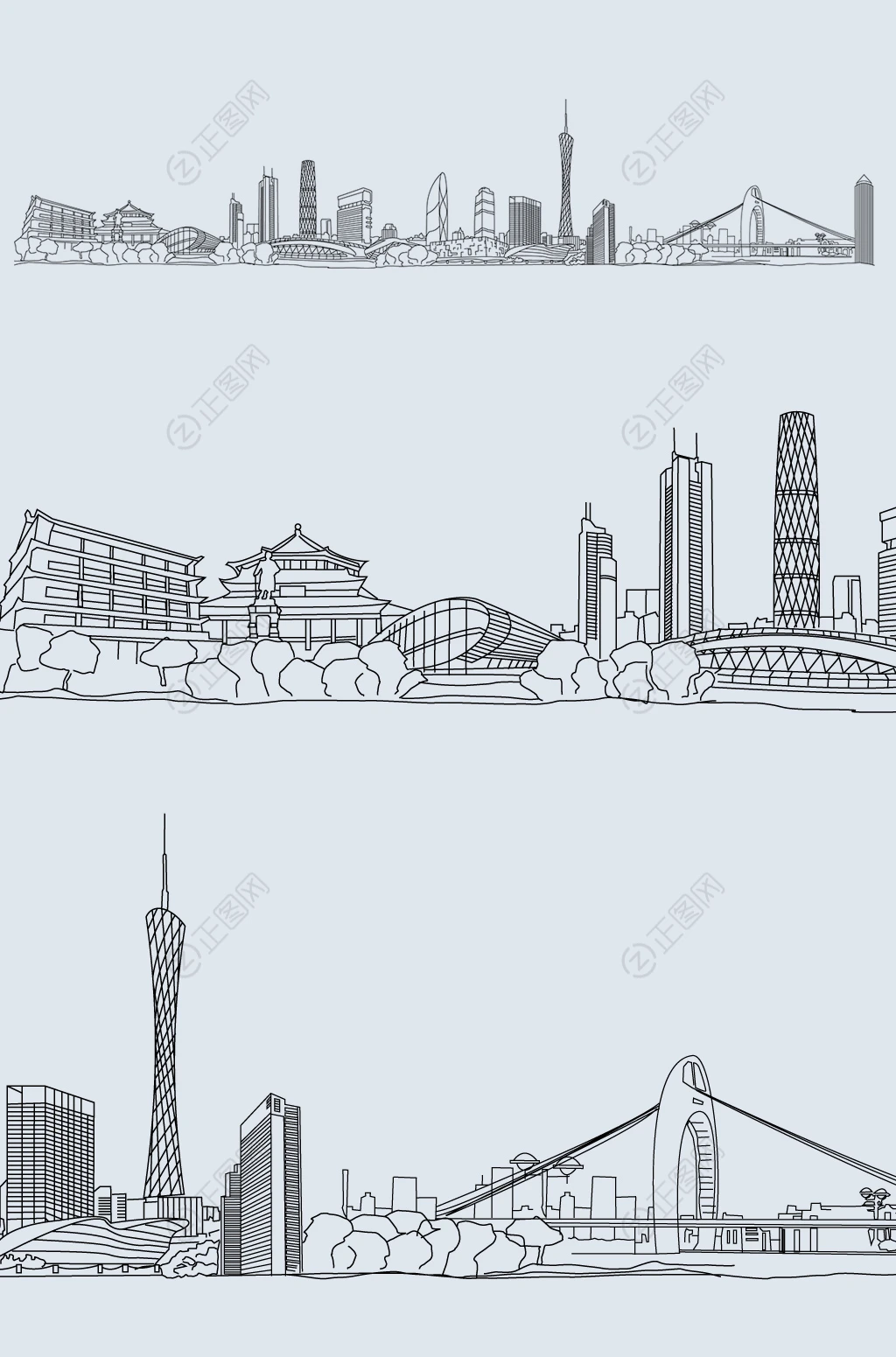 建筑线条ai矢量素材 建筑线条ai矢量素材