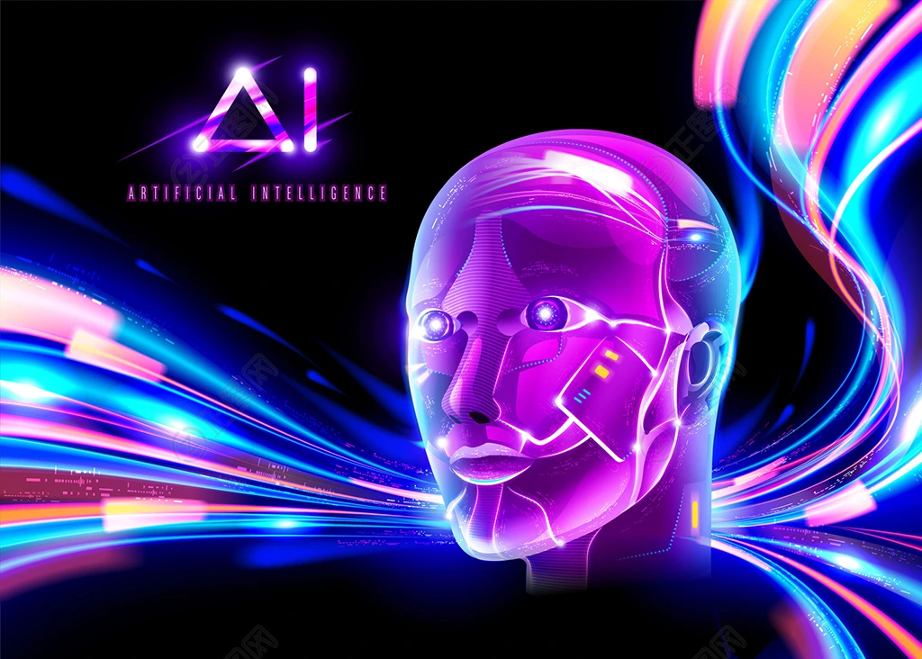AI人工智能机器人海报素材 AI人工智能机器人海报素材