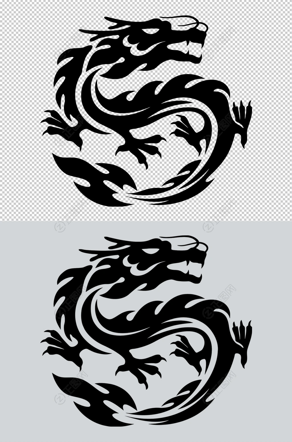 龙矢量素材 龙矢量素材