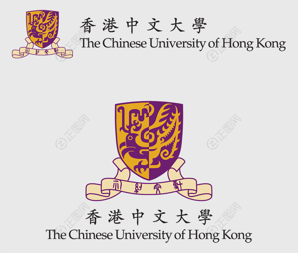 香港中文大学logo矢量图片