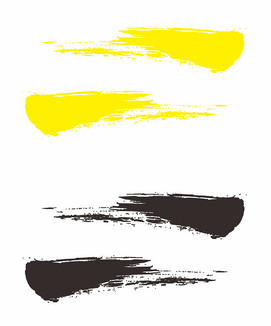 毛笔刷cdr矢量素材