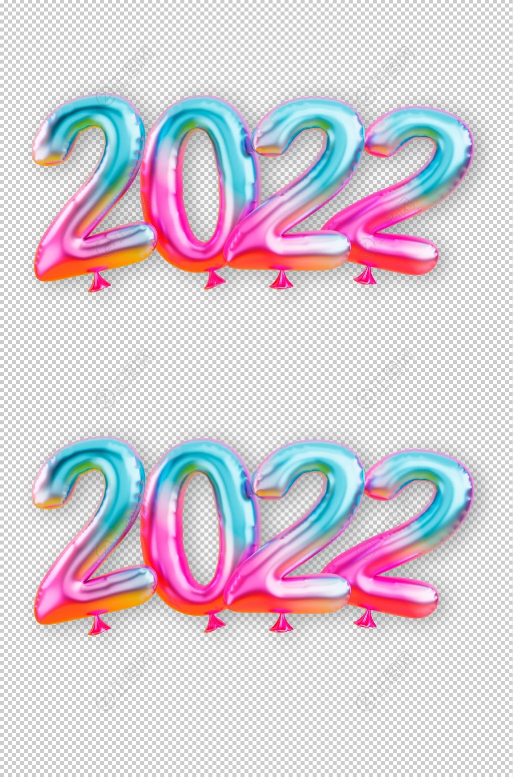 充气球2022字体设计 充气球2022字体设计