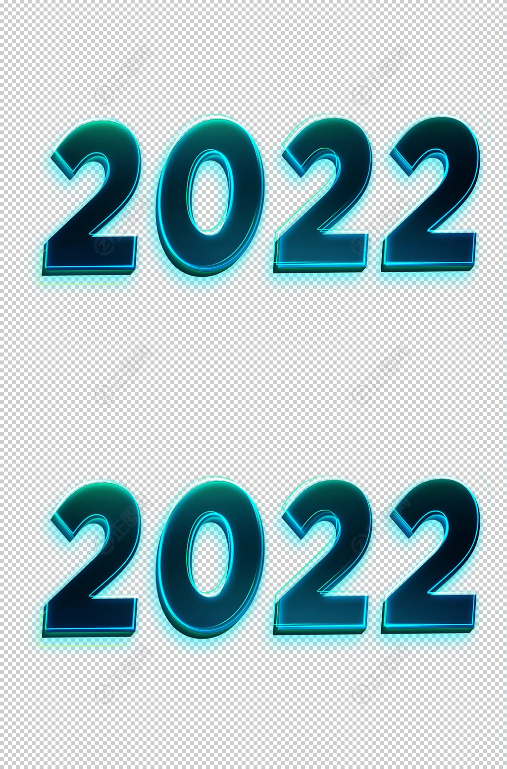 2022发光字设计 2022发光字设计