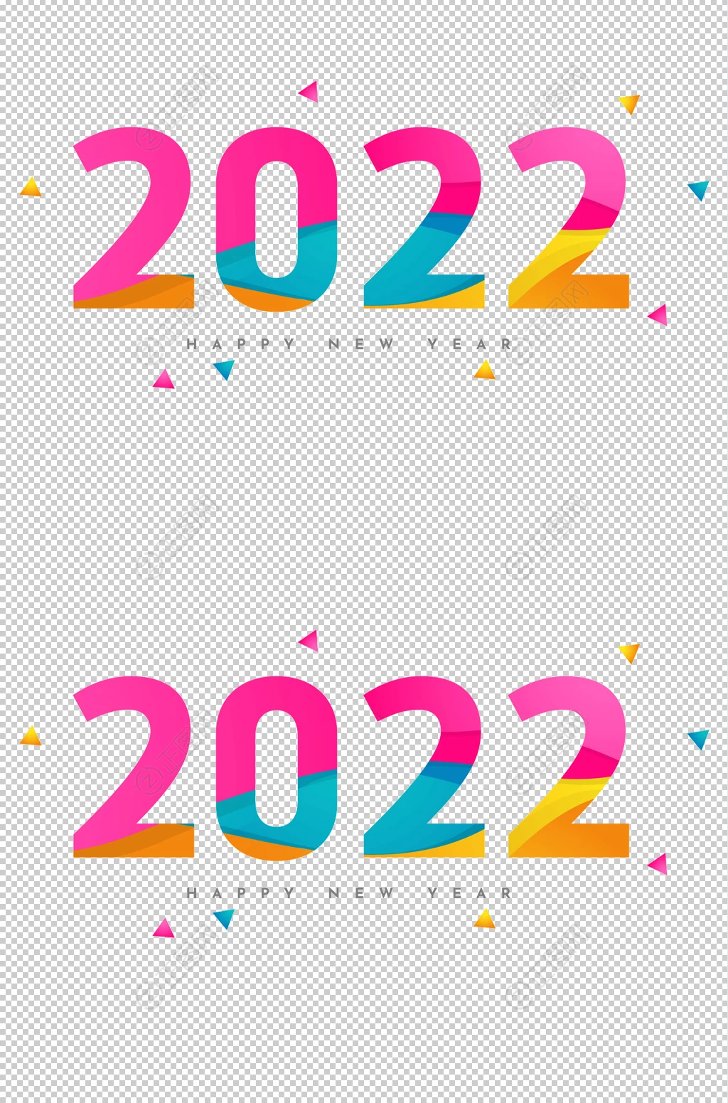 粉色创意2022年字体