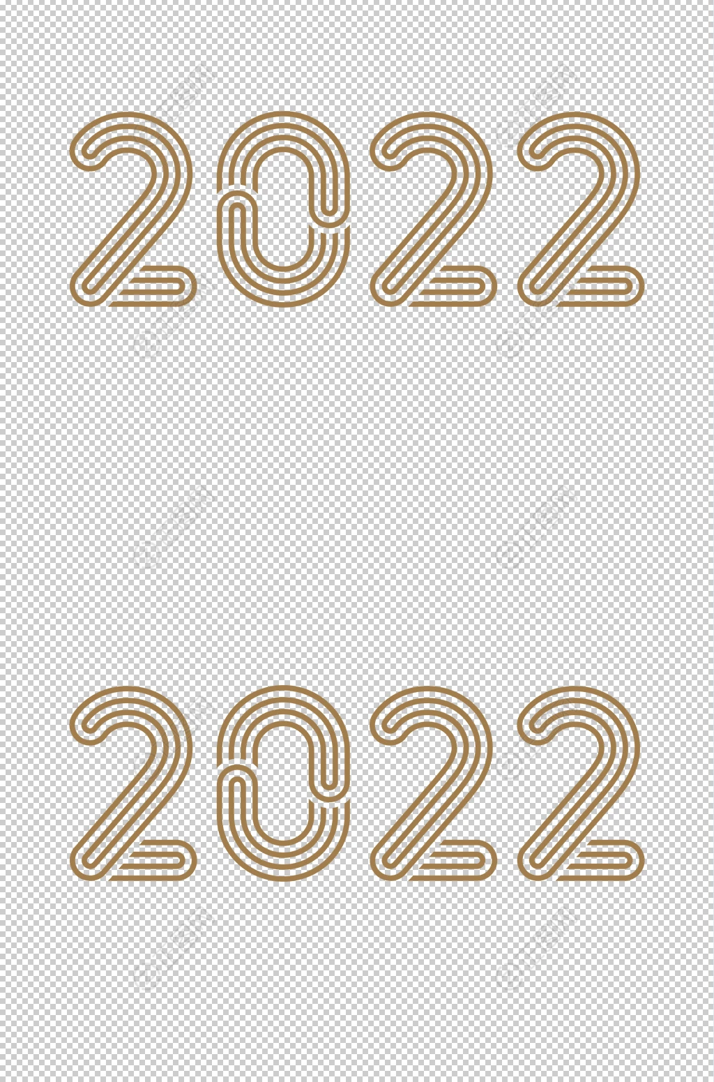 创意线条2022字体 创意线条2022字体