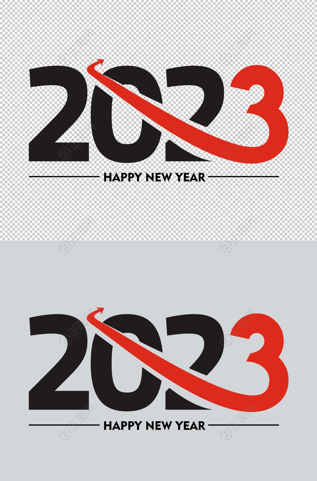 happy new year2023字体素材 happy new year2023字体素材