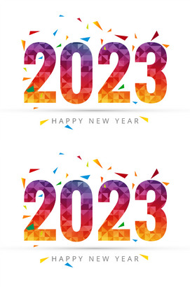 礼花2023字体设计