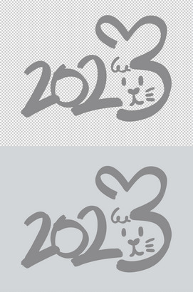 可爱卡通2023字体