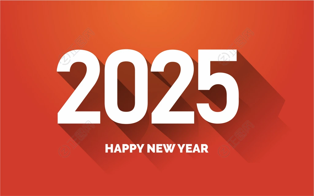 2025长阴影字体设计 2025长阴影字体设计