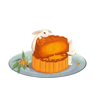 中秋月饼png图片