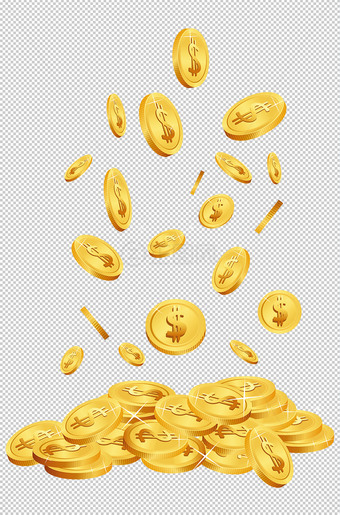 漂浮掉落金币