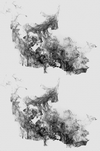 水墨古风烟雾