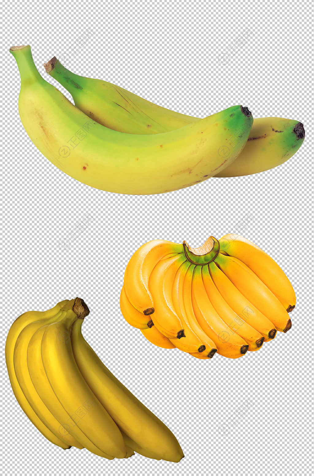 绿香蕉束高清摄影大图-千库网