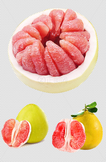 三红柚png素材
