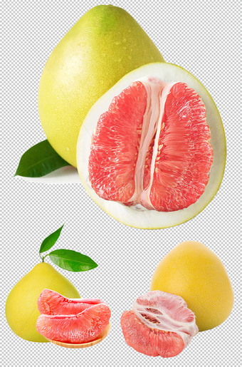 红心柚子png免扣素材