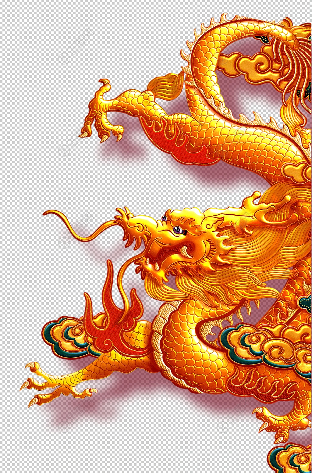 金色龙png图片 金色龙png图片