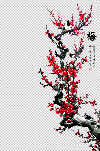 梅花png素材