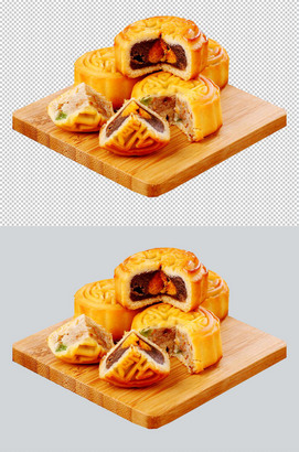 月饼png免扣素材