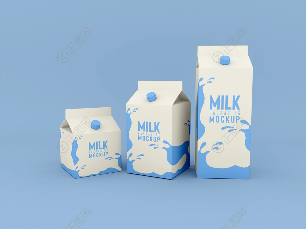 牛奶包装样机模板 牛奶包装样机模板