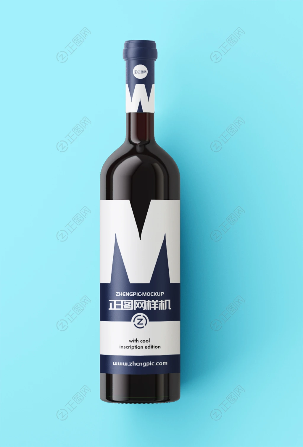 红酒酒瓶模型样机 红酒酒瓶模型样机