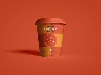 高级咖啡杯样机