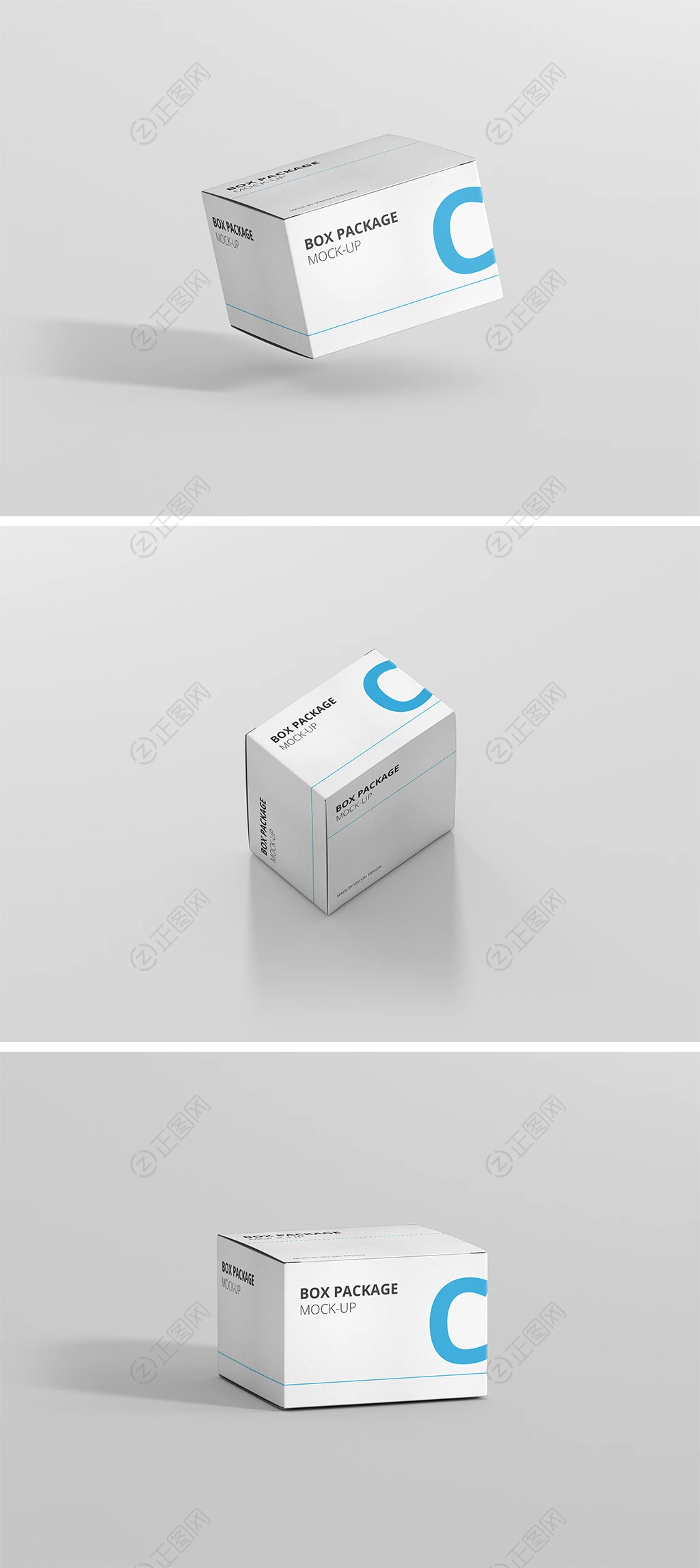3C电子产品纸盒包装效果图样机图片 3C电子产品纸盒包装效果图样机图片
