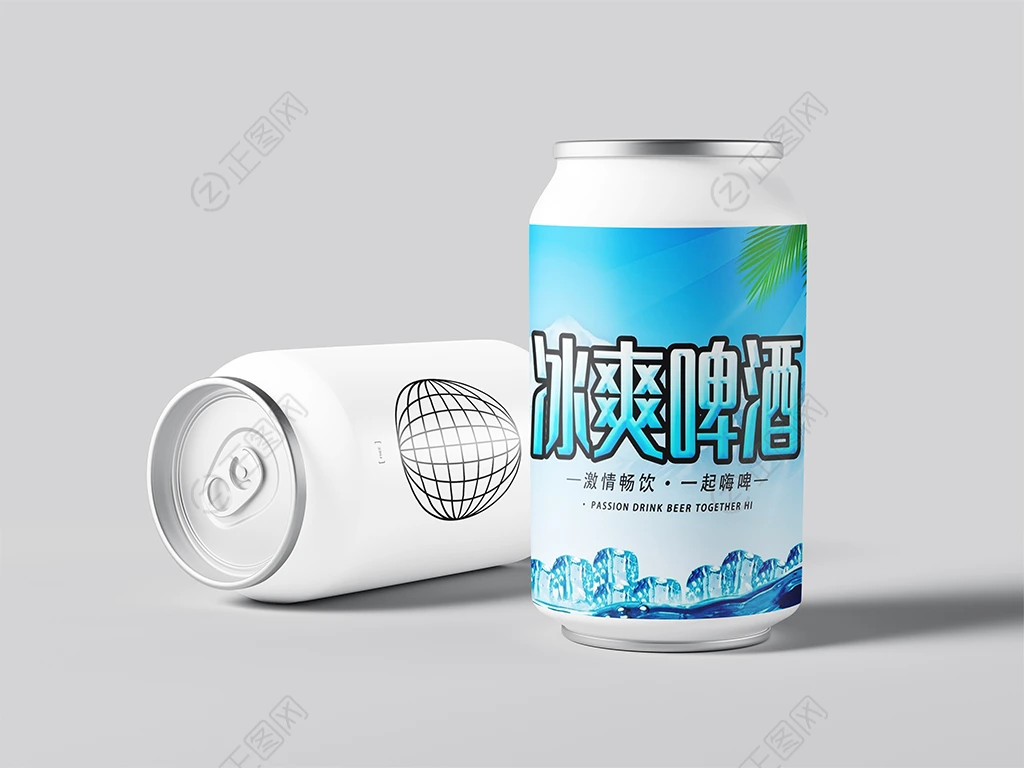 高质量易拉罐样机贴图下载 高质量易拉罐样机贴图下载