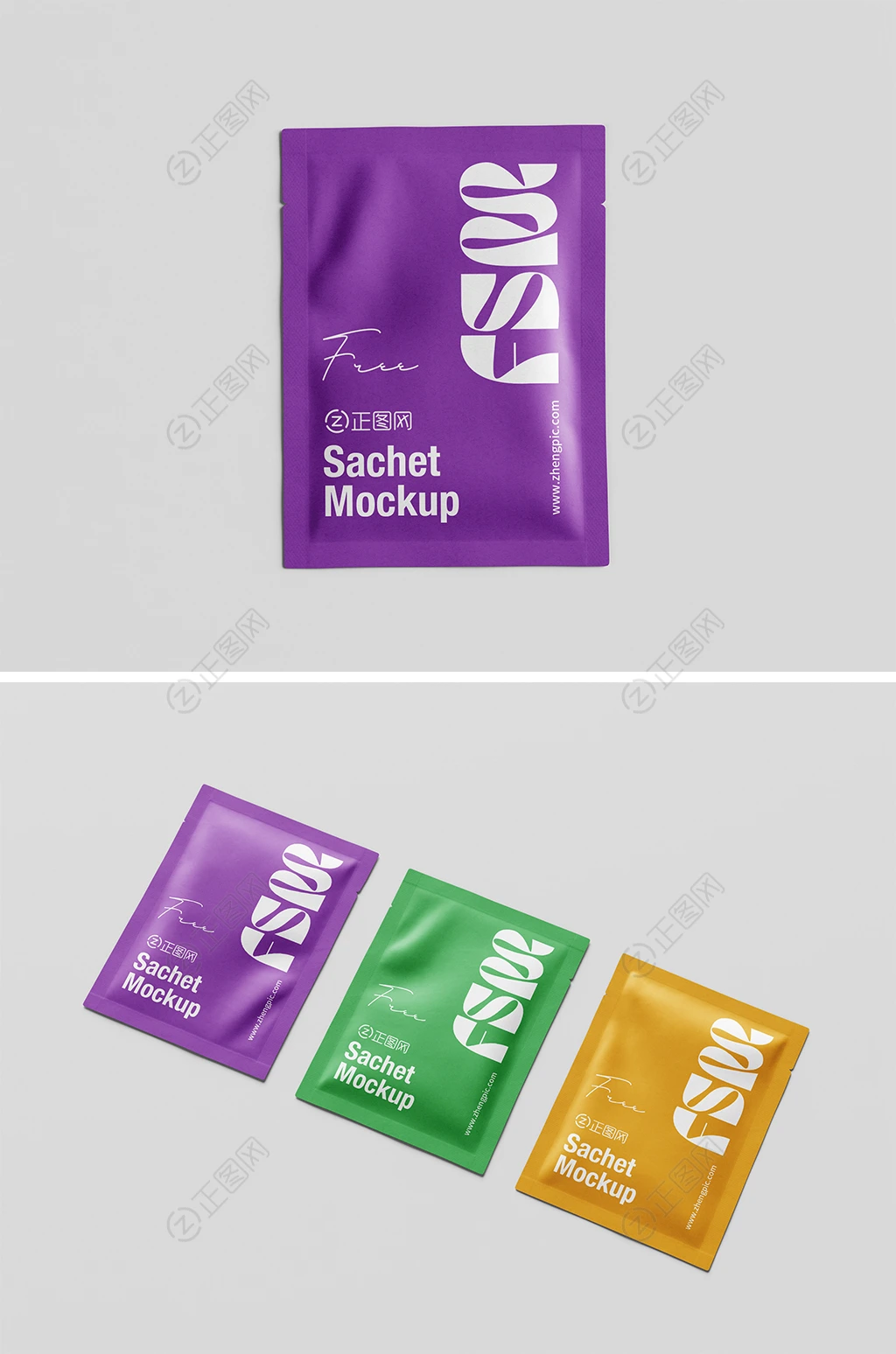 小袋商品包装袋样机 小袋商品包装袋样机