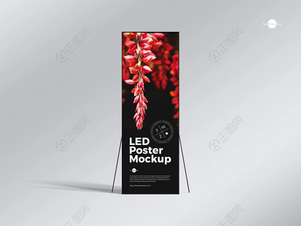 X展架LED海报样机 X展架LED海报样机