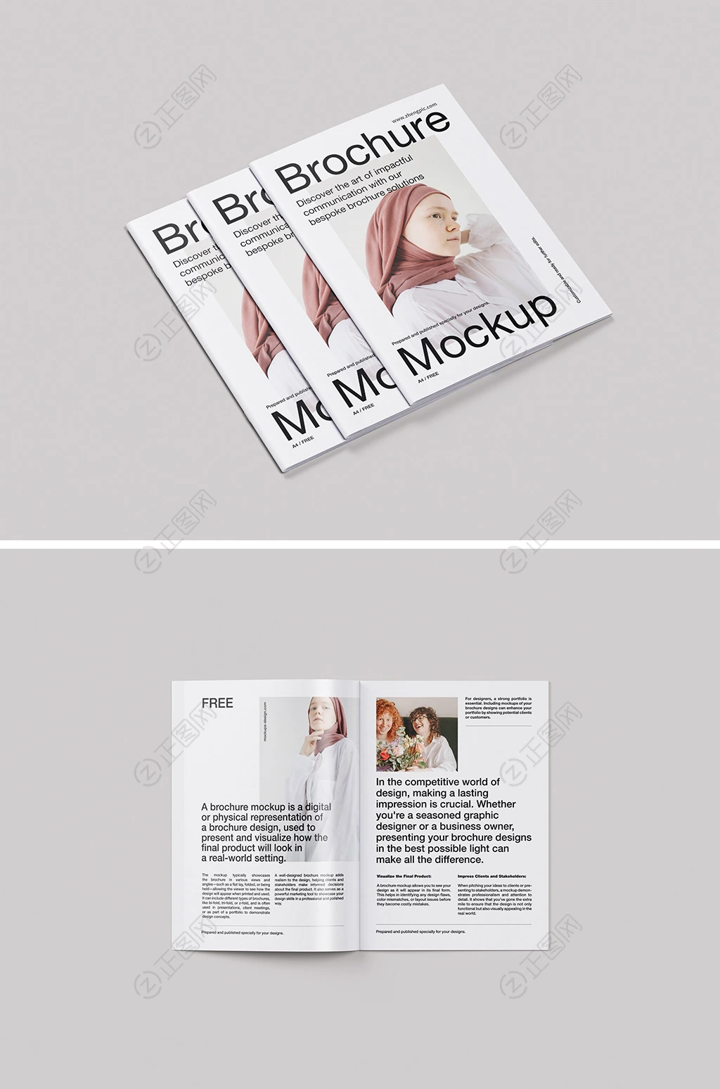 画册样机效果图 画册样机效果图