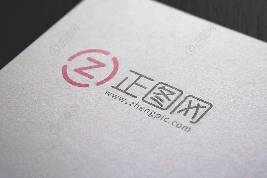 磨砂白logo样机