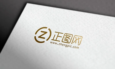 烫金logo样机PSD模板