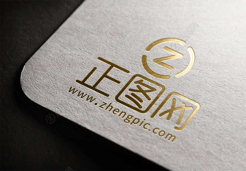 烫金LOGO样机自动智能贴图PSD模板 烫金LOGO样机自动智能贴图PSD模板