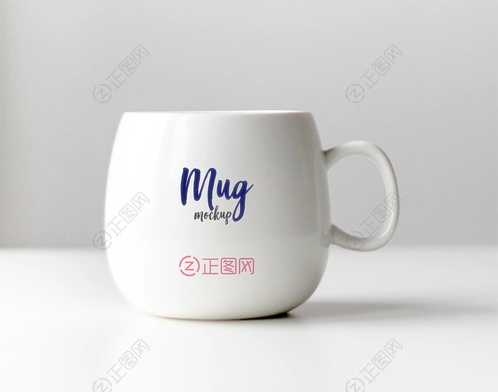 陶瓷马克杯logo样机 陶瓷马克杯logo样机