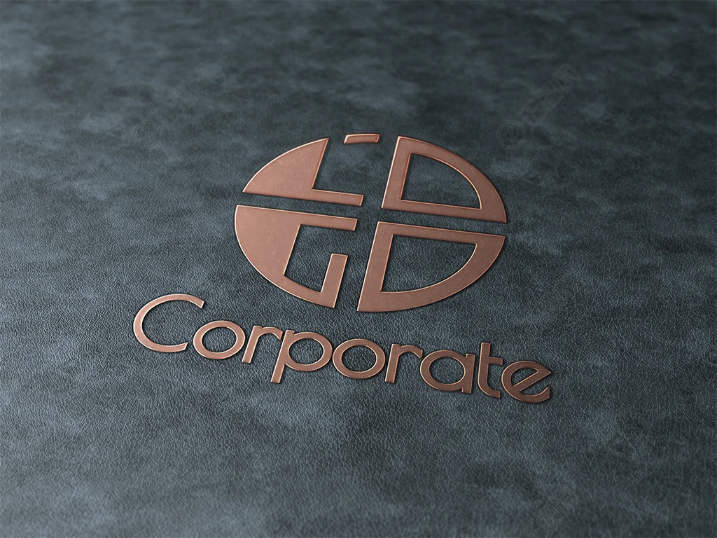 浮雕金属logo样机 浮雕金属logo样机