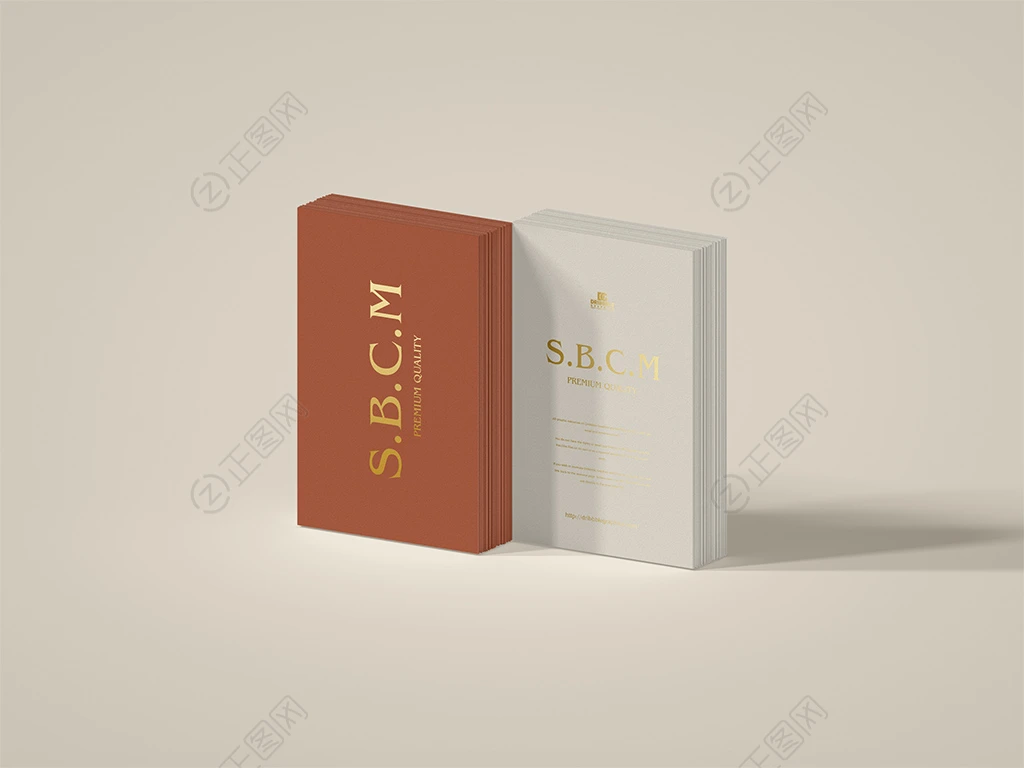 竖版名片样机psd素材 竖版名片样机psd素材