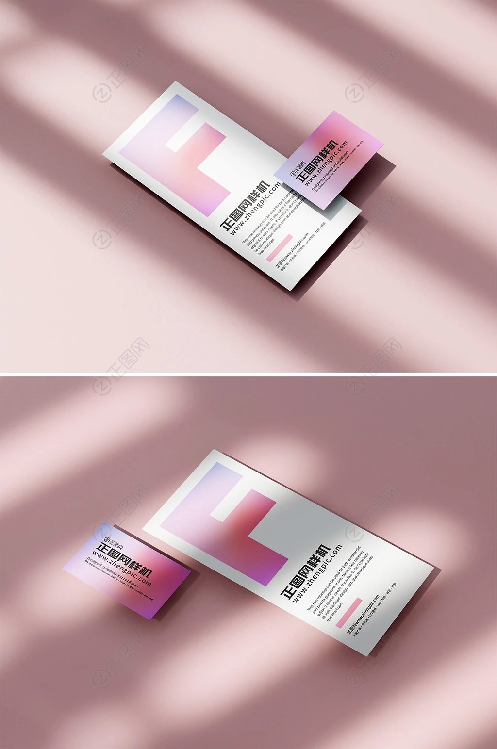 DL卡片名片样机 DL卡片名片样机