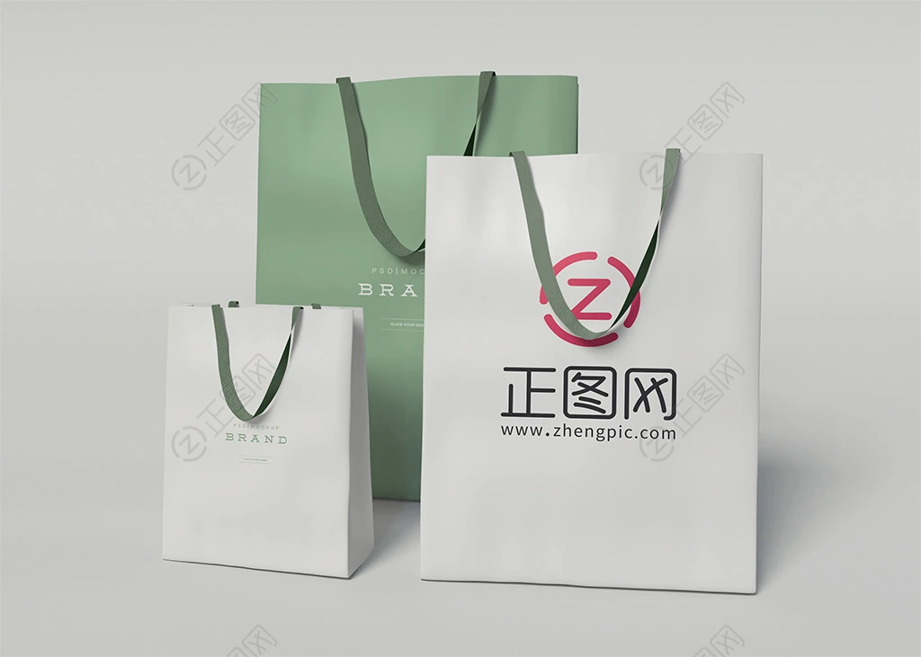 手提袋包装样机素材 手提袋包装样机素材