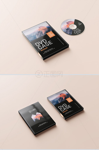 3张DVD样机光盘效果图下载