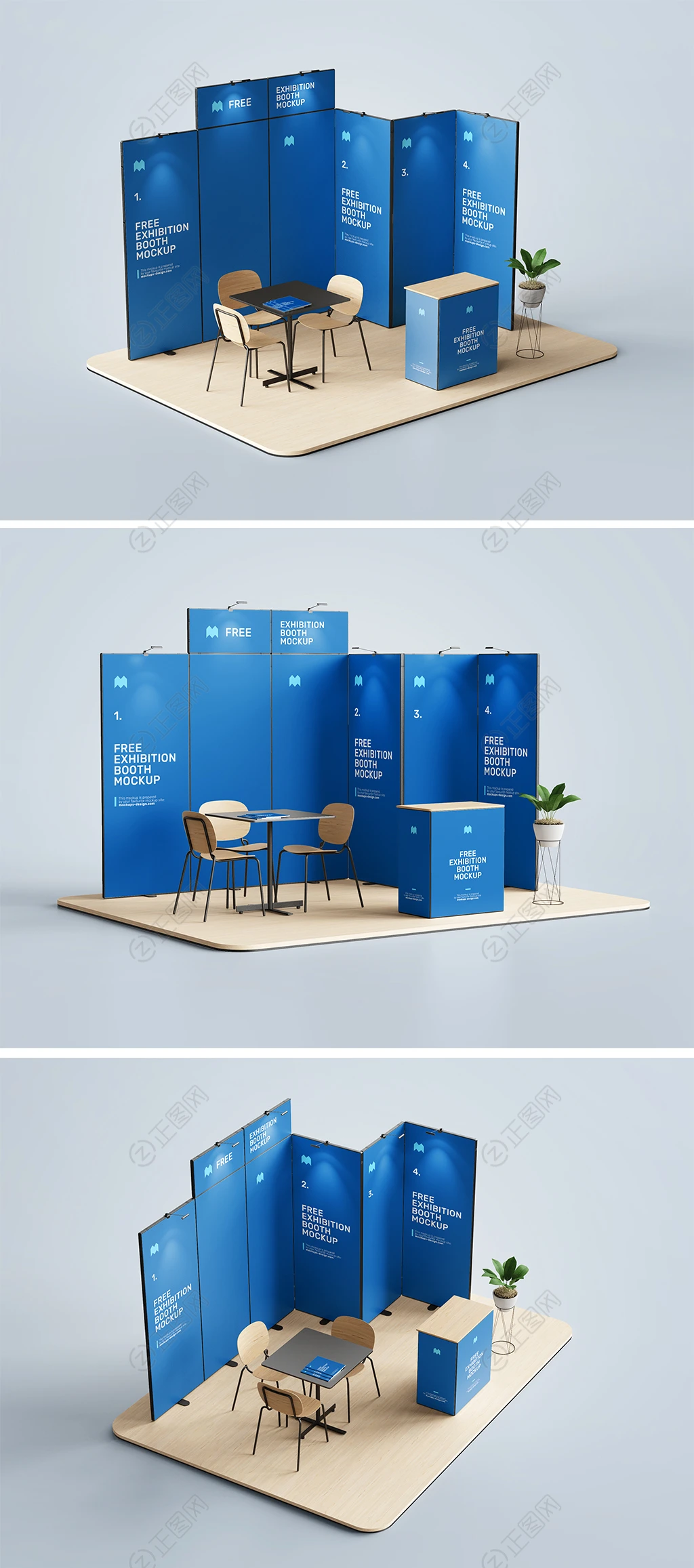 全套产品发布会展会展厅设计样机模型 全套产品发布会展会展厅设计样机模型