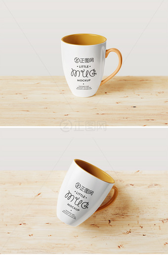 陶瓷杯logo样机下载