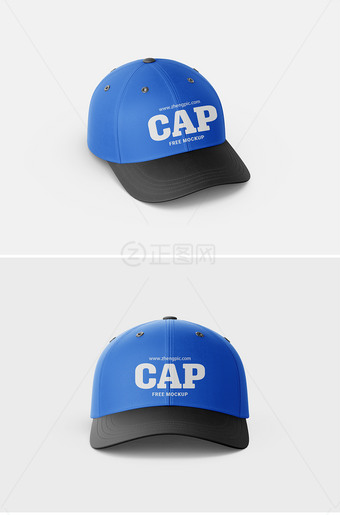 帽子样机鸭舌帽logo样机