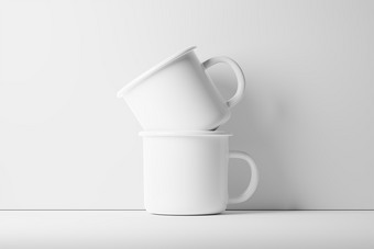 搪瓷杯样机模板
