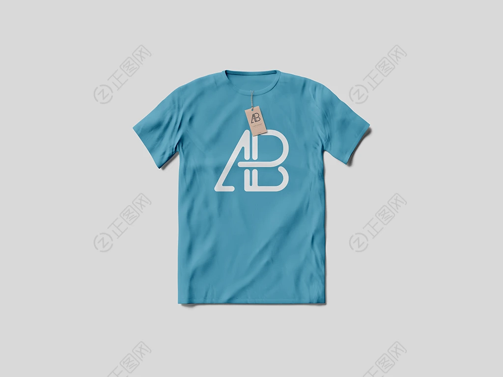 T恤logo图案样机【衣服可换颜色】 T恤logo图案样机【衣服可换颜色】