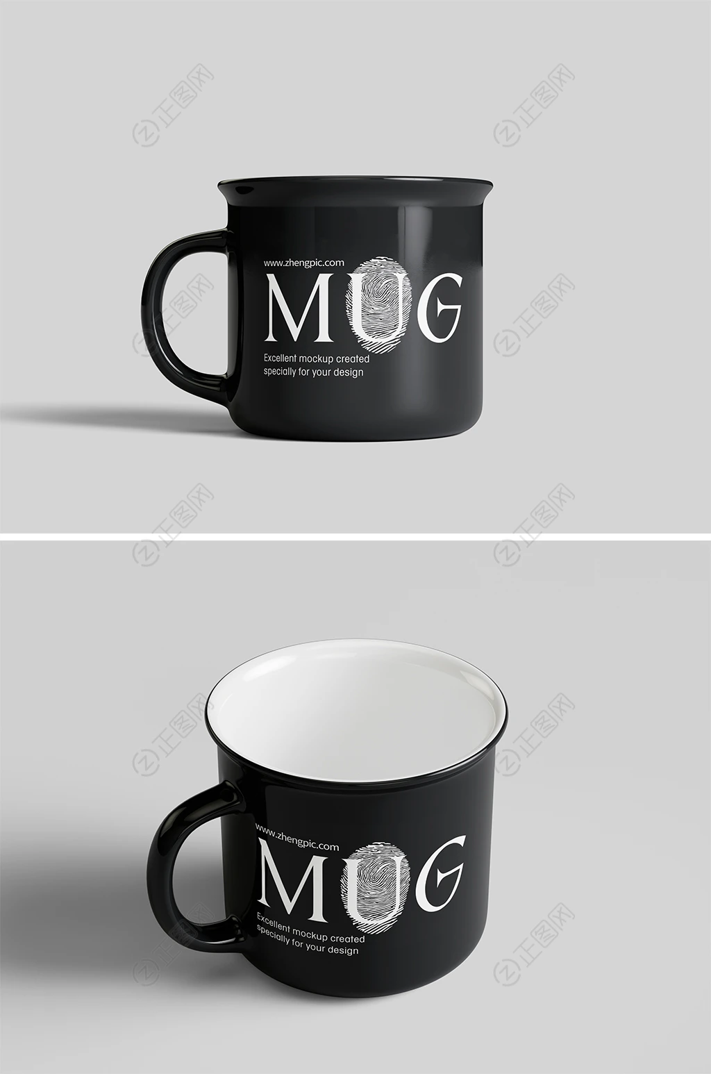 陶瓷杯logo样机 陶瓷杯logo样机