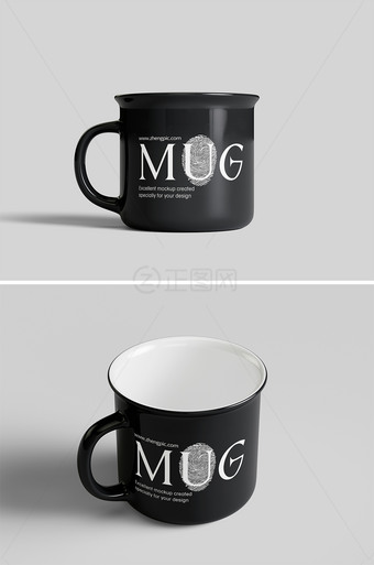 陶瓷杯logo样机