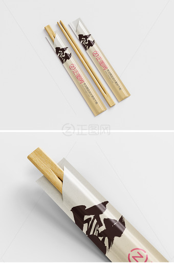 筷子套包装样机