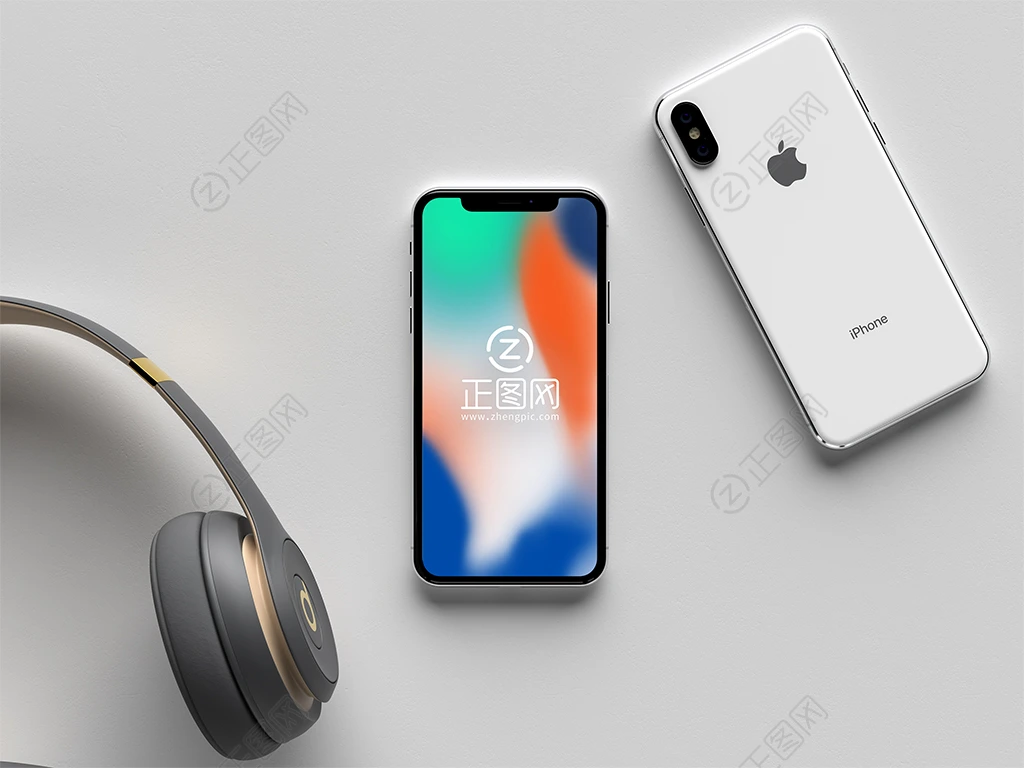 白色iphone苹果手机样机 白色iphone苹果手机样机